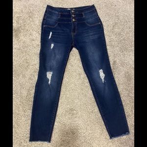 Refuge high waisted skinny jeans